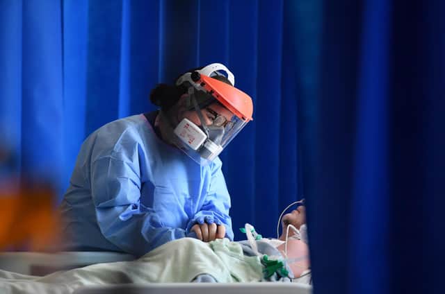 The Covid pandemic has placed huge strain on NHS staff (Picture: Neil Hall/pool/AFP via Getty Images)