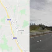 Police are responding to reports of a crash on the M74 this morning.