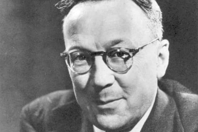 Sir Robert Watson-Watt , who was raised in Brechin, Angus, who developed the Chain Home system of radar defence which detected the approach of German aircraft at stations around the British coastline.