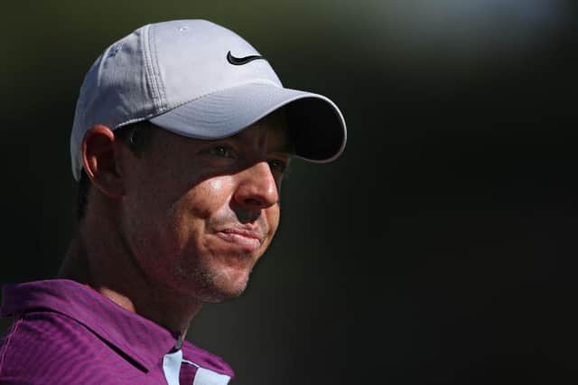 Rory McIlroy is doing everything he possibly can to avoid catching Covid-19 ahead of next month's Masters. Picture: Christian Petersen/Getty Images