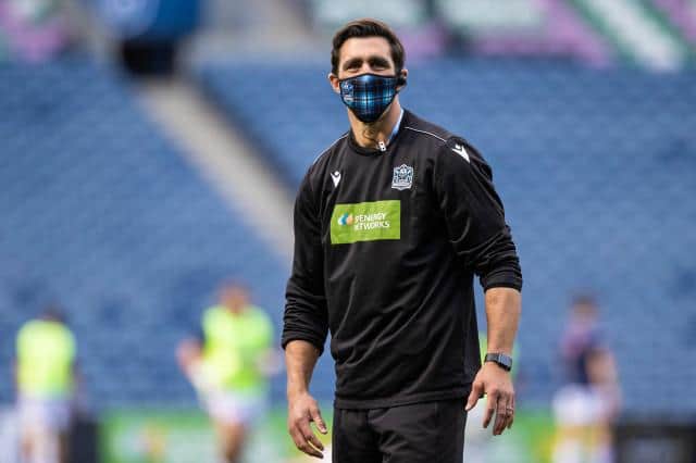 Kelly Brown at BT Murrayfield last month for his first match as a Glasgow Warriors assistant coach in the 1872 Cup decider. Picture: Craig WilliamsonSRU/SNS