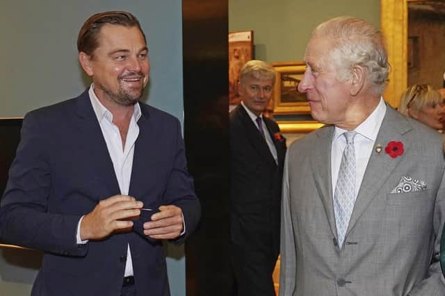 Prince Charles met Leonardo DiCaprio at the summit.