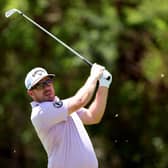 Richie Ramsay plays his second shot on the 14th hole during day one of the Nedbank Golf Challenge at Gary Player CC in Sun City, South Africa. Picture: Warren Little/Getty Images.
