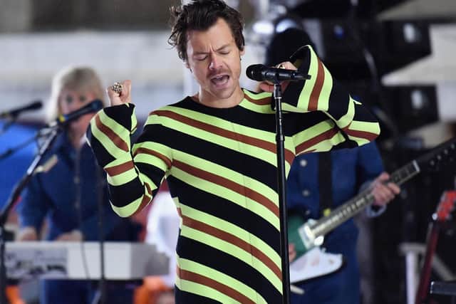 Harry Styles played at Ibrox Stadium in the summer and is due to appear at Murrayfield next year. Picture: Angela Weiss / AFP via Getty Images.