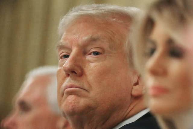 President Donald Trump has notified the United Nations and the US Congress that he plans to withdraw the country from the World Health Organization (WHO). (Photo by Chip Somodevilla/Getty Images)