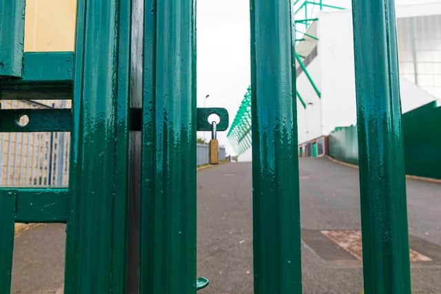 The gates have been shut at Scottish football grounds since mid-March.