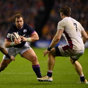 Pierre Schoeman will start for Scotland against Wales. (Photo by Stu Forster/Getty Images)