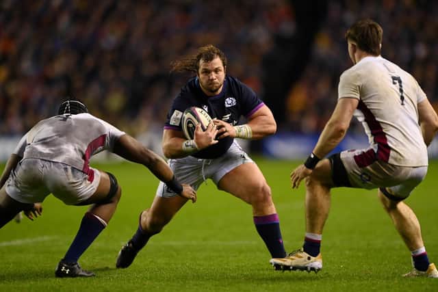 Pierre Schoeman will start for Scotland against Wales. (Photo by Stu Forster/Getty Images)