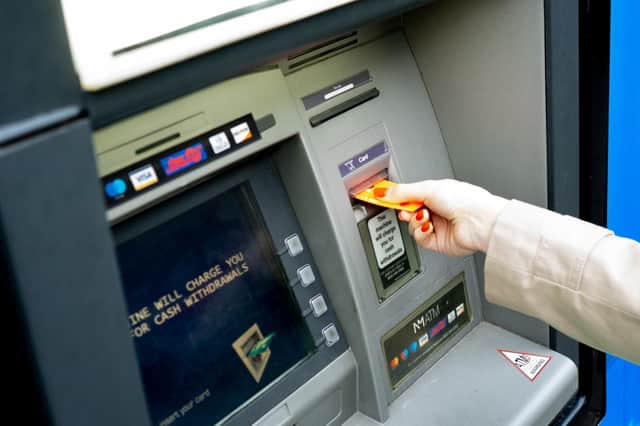 Cash withdrawals plummeted during lockdown.