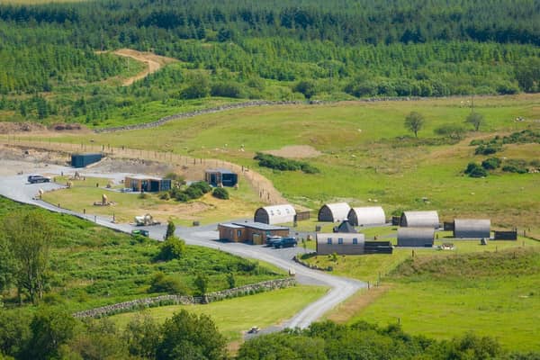 Wigwam Holidays Wigtown offers luxury wooden en-suite wigwam cabins and larger open plan converted shipping container cabins in the outskirts of Wigtown.