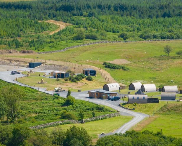 Wigwam Holidays Wigtown offers luxury wooden en-suite wigwam cabins and larger open plan converted shipping container cabins in the outskirts of Wigtown.