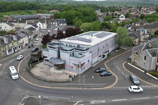 Kilbirnie's historical Knox Institute building, once an important hub for local people, will benefit from an injection of cash from the new community-owned turbine