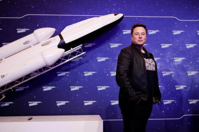 Musk is putting rockets into space and bringing them back, notes Mr Duffy. Picture: Hannibal Hanschke-Pool/Getty Images.