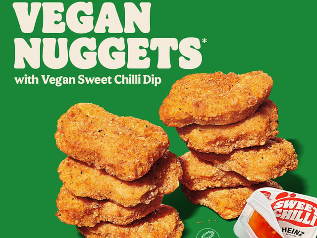 Burger King also makes it onto the list, charging an average of £8.73 for a veggie meal, at £6.04 for a main and  £2.69 for a side.