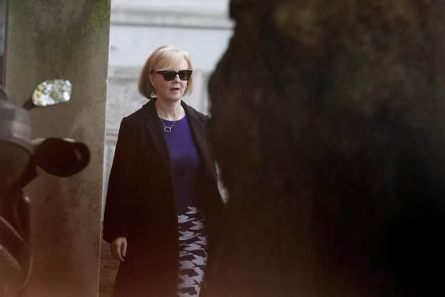 Liz Truss leaves Downing Street on Friday last week following her resignation the previous day (Picture: James Manning/PA)