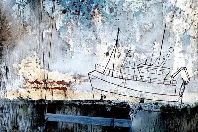 Detail from Washed Up V, by David Behrens