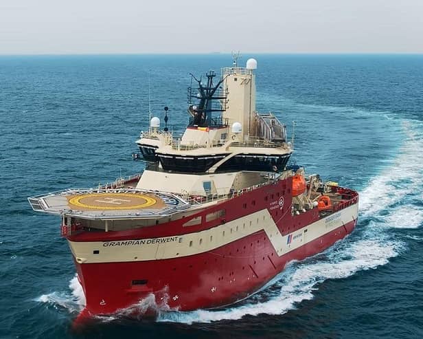 The Grampian Derwent, North Star’s second SOV delivered early, will join the Grampian Tyne for a new work scope at Dogger Bank Wind Farm.