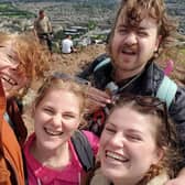 James Wright, Courtney Bassett, Alex Medland, and Caden Scott (back) want to continue calling Scotland ‘home’