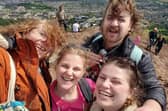 James Wright, Courtney Bassett, Alex Medland, and Caden Scott (back) want to continue calling Scotland ‘home’