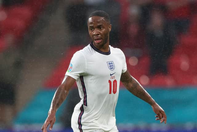 Raheem Sterling is the top scorer at Euro 2020 so far. (Photo by Craig Williamson / SNS Group)