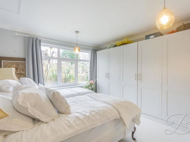 The third bedroom also has ample space for wardrobes to house your clothing collection!