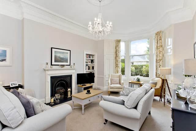 Original features enhance the flat’s front room