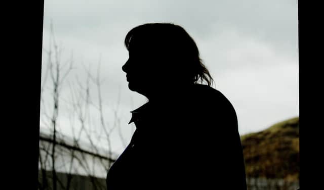 A woman who gave evidence to MSPs about what it was like to be stalked but who wished to remain anonymous (Picture: Neil Hanna)