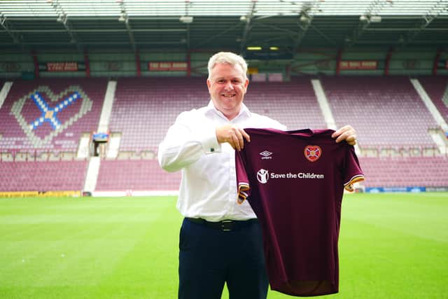 New Hearts chief executive Andrew McKinlay. Pic: Heart of Midlothian FC.