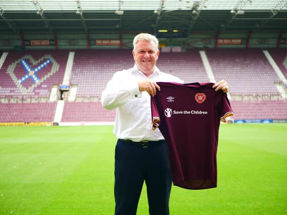 New Hearts chief executive Andrew McKinlay. Pic: Heart of Midlothian FC.