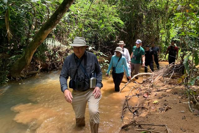 UK high commissioner to Malaysia Charles Hay in Kenyir Terengganu, where a project to map the carbon stored in forests is under way