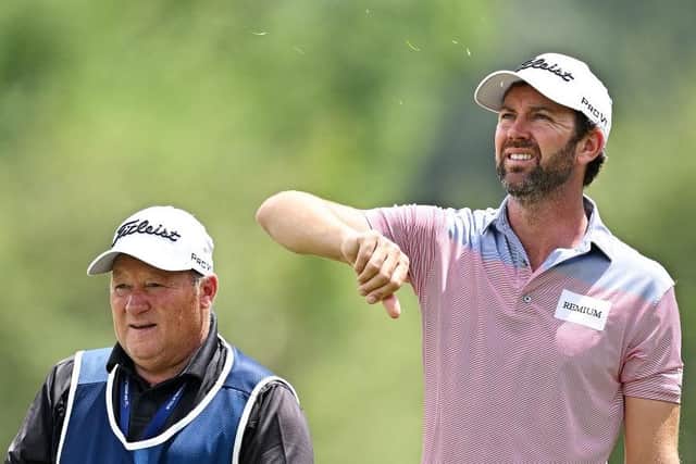 Scott Jamieson was delighted to hold on to his DP World Tour card for a 14th successive season and admitted that his long-time caddie, fellow Scot Richie Blair, had been a claming influnce in the recent Commercial Bank Qatar Masters. Picture: Stuart Franklin/Getty Images.