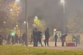 Disorder in Niddrie on November 5 this year