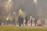 Disorder in Niddrie on November 5 this year