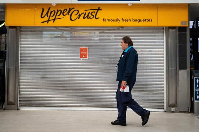 An Upper Crust outlet in Waterloo Station, London, pictured during the summer. Picture: Aaron Chown/PA Wire