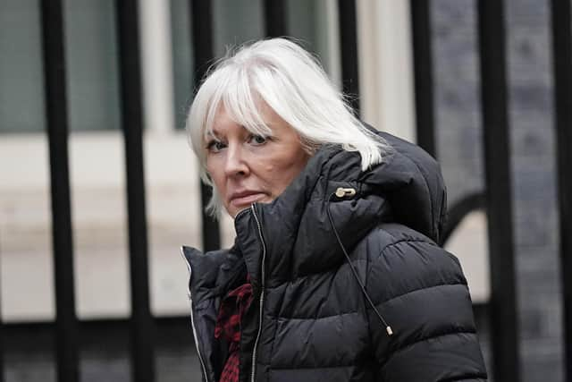 Culture Secretary Nadine Dorries confirmed the freeze in parliament.