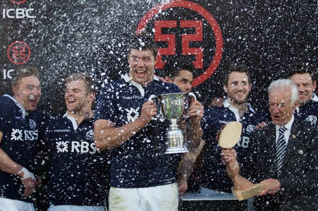 Grant Gilchrist captained Scotland to victory over Argentina in the Mario Alberto Kempes Stadium in Cordoba in 2014. (Photo: DIEGO LIMA/AFP via Getty Images)