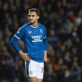 Rangers defender James Sands during the 3-1 defeat to Ajax at Ibrox. (Photo by Craig Foy / SNS Group)