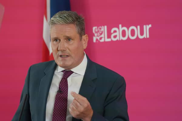 Keir Starmer has ruled out rejoining the European Union, pledging instead to 'Make Brexit Work' (Picture: Owen Humphreys/PA)