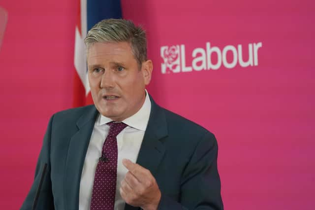 Keir Starmer has ruled out rejoining the European Union, pledging instead to 'Make Brexit Work' (Picture: Owen Humphreys/PA)