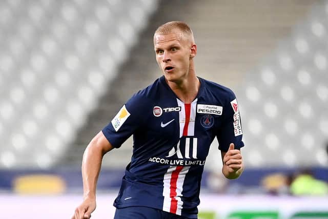 PSG defender Mitchel Bakker is a target for Celtic. (Photo by FRANCK FIFE / AFP) (Photo by FRANCK FIFE/AFP via Getty Images)