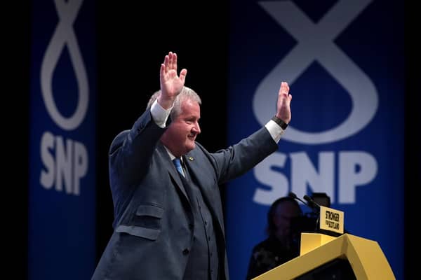 Ian Blackford announced he was standing down as an MP at the next election.
