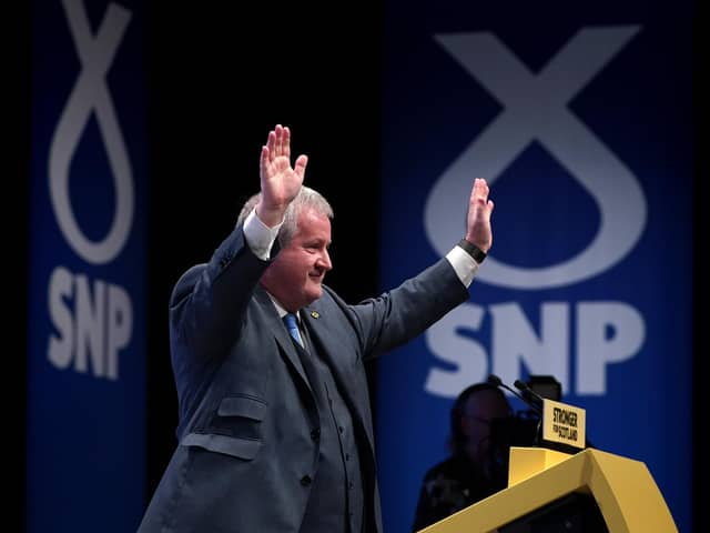 Ian Blackford announced he was standing down as an MP at the next election.