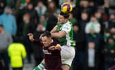Hibs face a ait over Paul Hanlon for the Edinburgh derby. (Photo by Mark Scates / SNS Group)