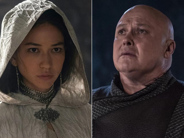 Mysaria (Sonoya Mizuno) is like a mix between Ros and Varys in Game of Thrones. She starts from nothing and quickly rises to become a powerful and dangerous player in the Dance of Dragons. Like Varys, she builds a vast network of spies.