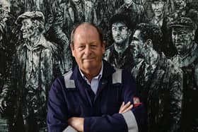 David Tydeman at Ferguson Marine's offices in Port Glasgow in 2023. (Photo by John Devlin/The Scotsman)