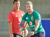Stuart Hogg during a British and Irish Lions training session at St Peter's College in Johannesburg. Picture: David Rogers/AFP via Getty Images