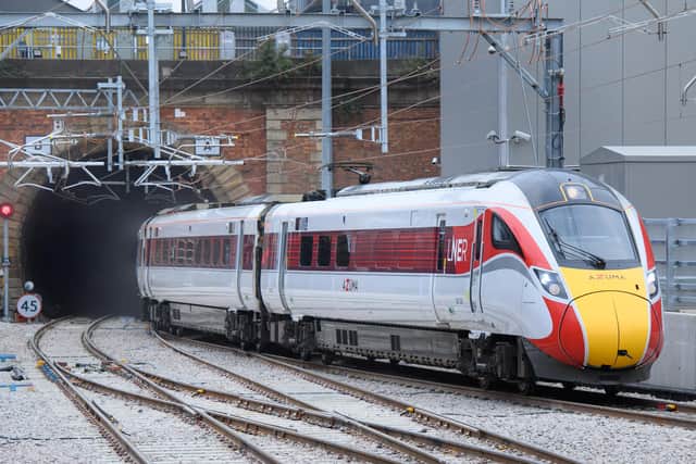 An LNER Azuma train arriving at London King's Cross. Picture: Matt Crossick/PA Wire