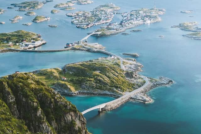 Norway is building roads and bridges to enable cars, which are increasingly electric, to get to places once only accessible by boat
