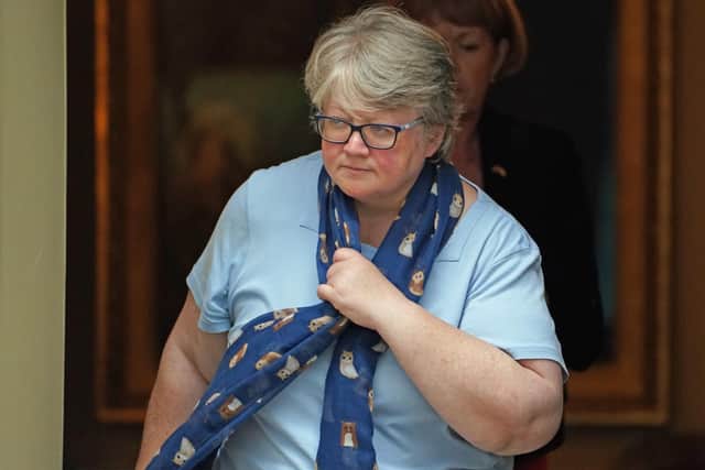 Deputy Prime Minister and Health Secretary Therese Coffey leaving no 10 Downing Street, London.