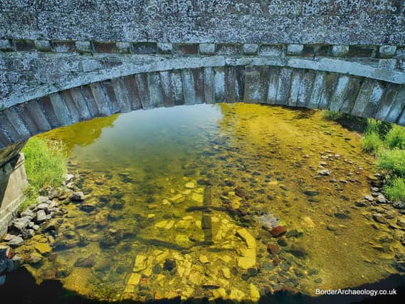 The Old Ancrum Bridge was found beneath the River Teviot and is now known to date to the 14th Century.